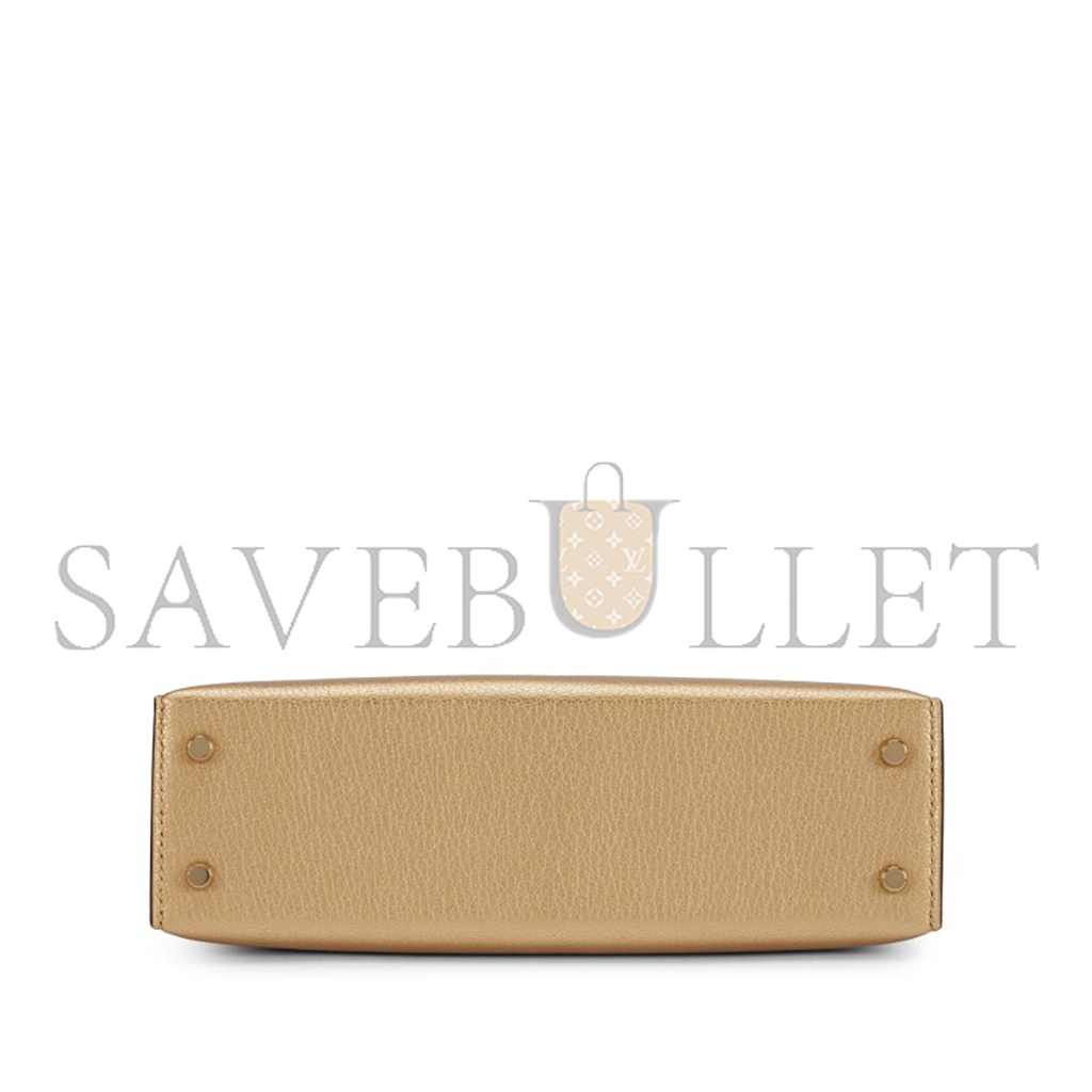 H**mes master chamkilight metallic mini kelly ii permabrass hardware (19*12*5.5cm)